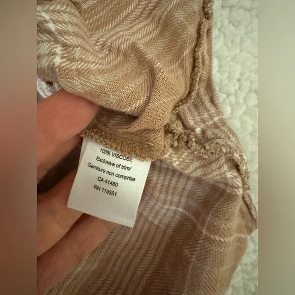 Gentle Fawn plaid button down - Picture 6 of 6